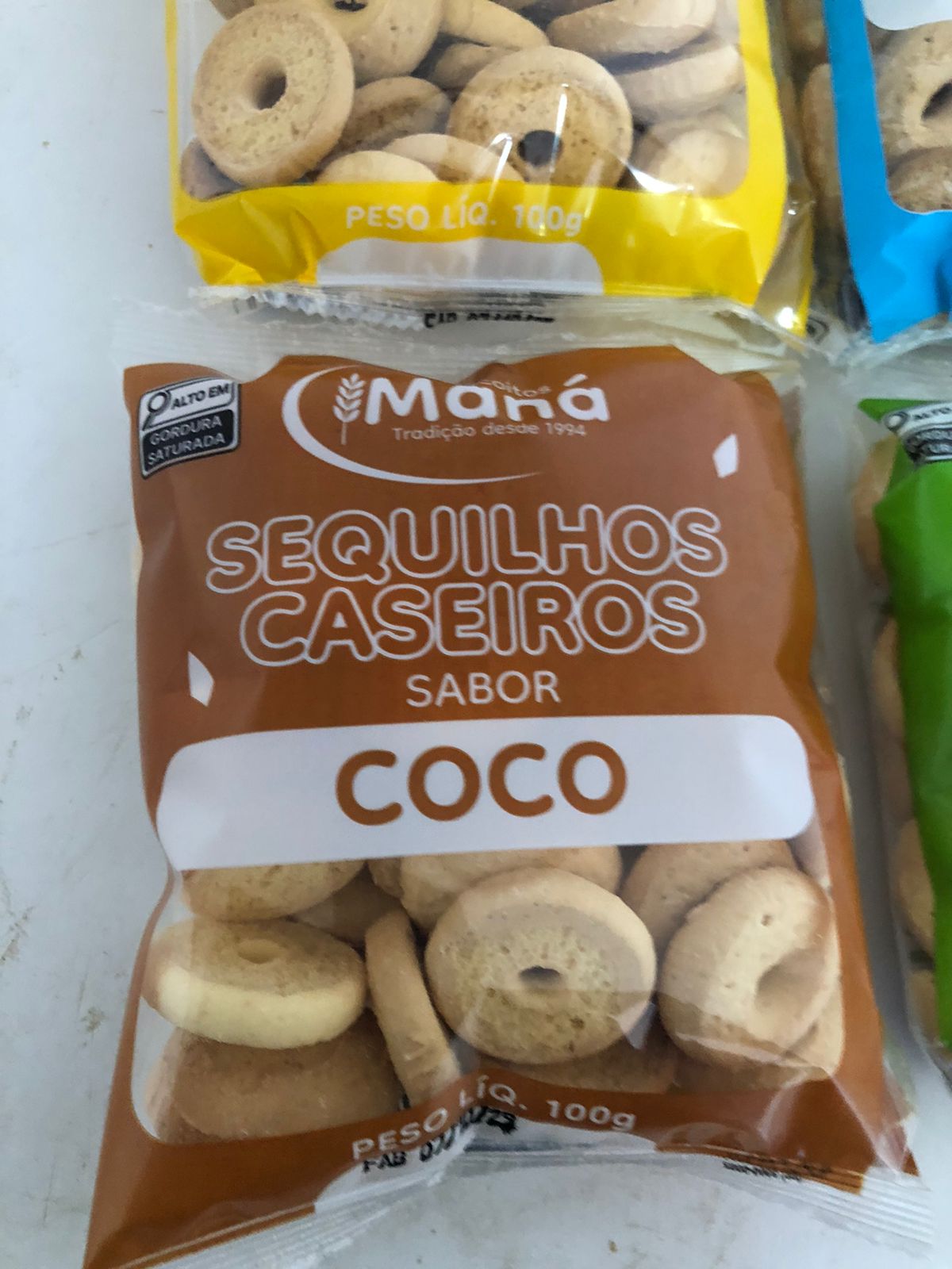Sequilhos Sabor Coco