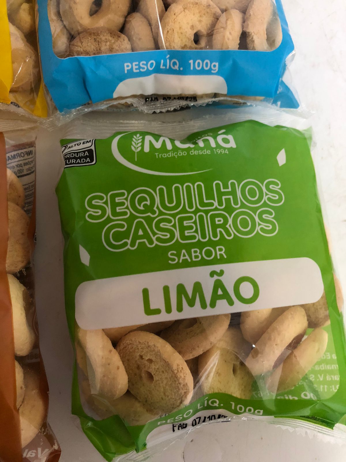 Sequilhos Sabor Limão